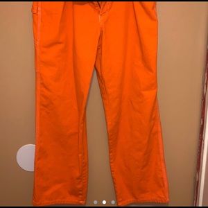 orange dickie pants